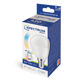 Spectrum Smart LED Kogel E14 Opaal 5w