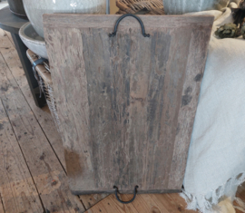 Oud houten dienblad