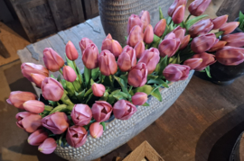 Bosje rose tulpen