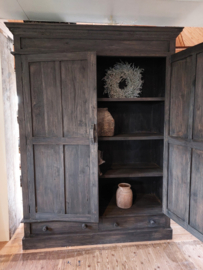Houten landelijke kast