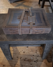 Notitieboek leder levensboom