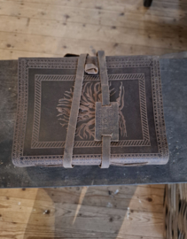 Notitieboek leder levensboom