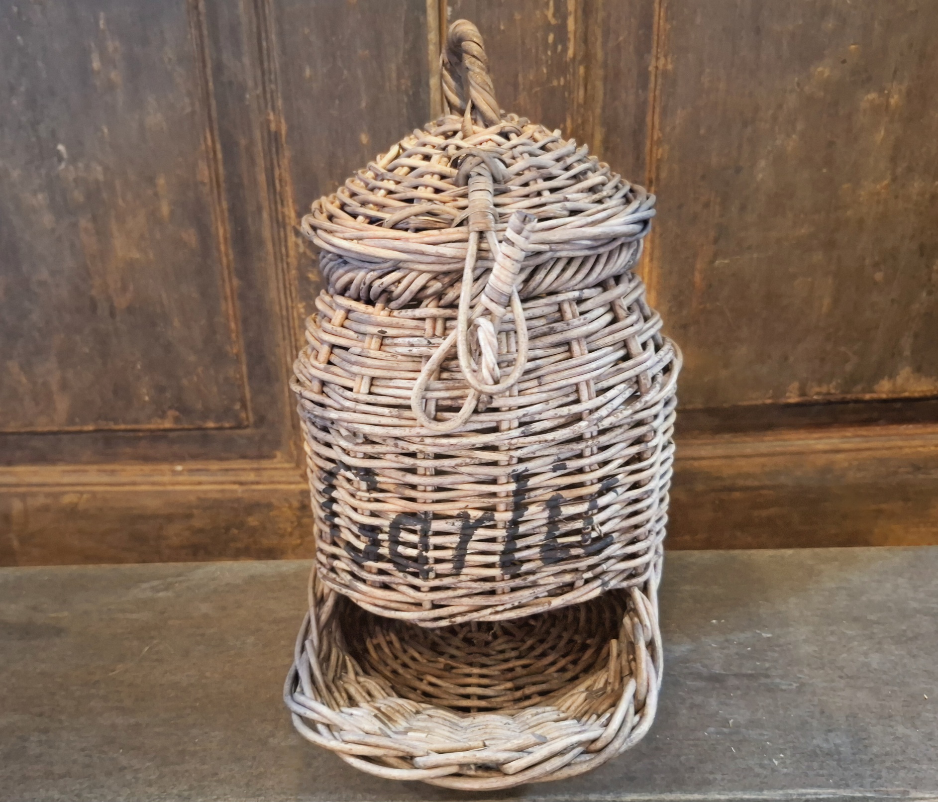 Opbergmand knoflook