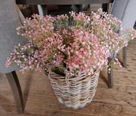 Bosje rose/licht rose bloemen