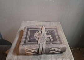 Notitieboek leder levensboom