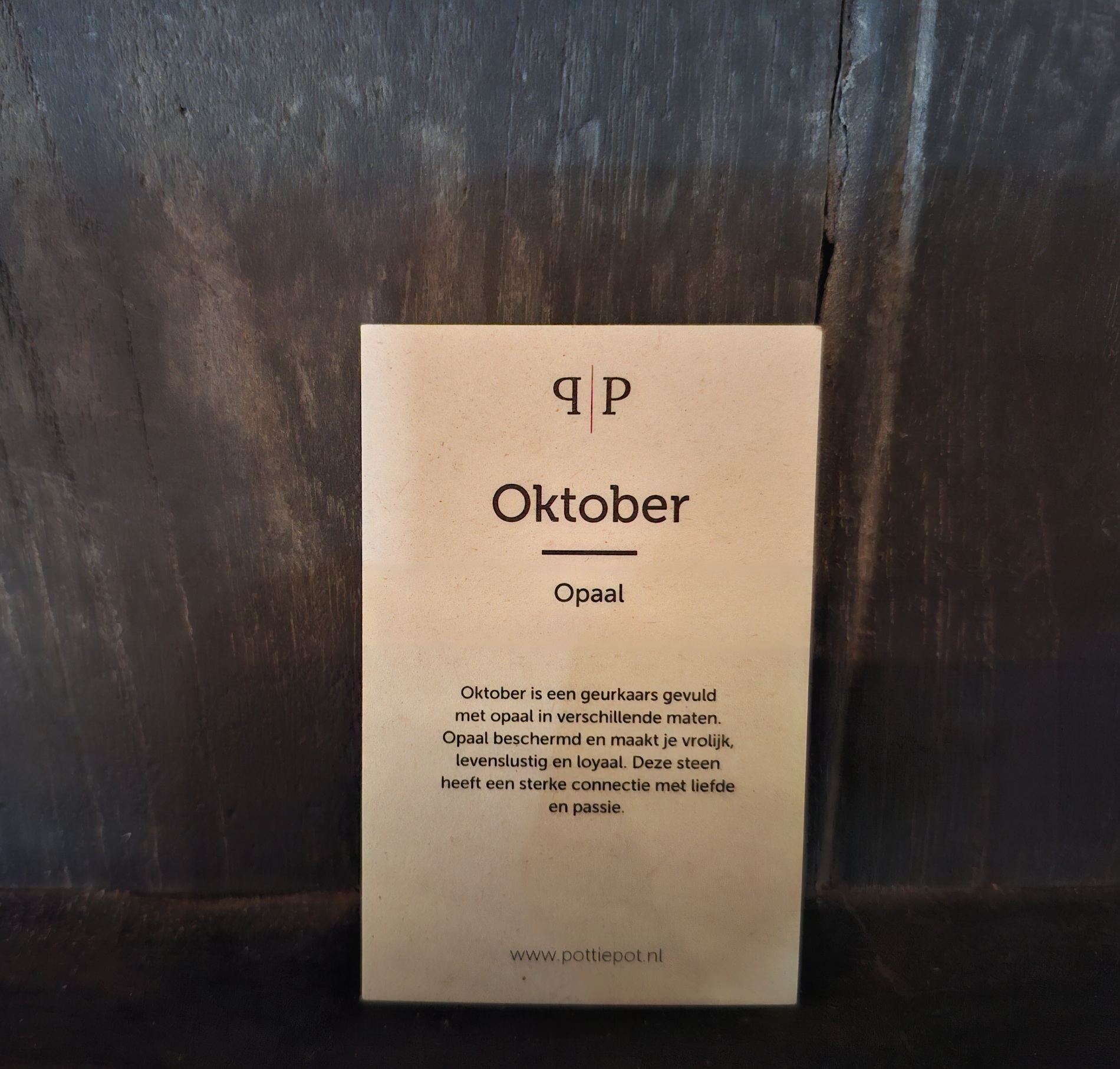 Maandkaars Oktober