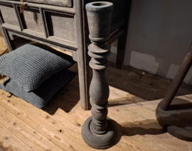 Houten kandelaar