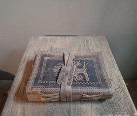 Notitieboek leder levensboom