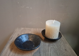 Metal candle plate