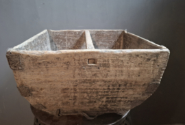 Oud houten Chinese rijstmand