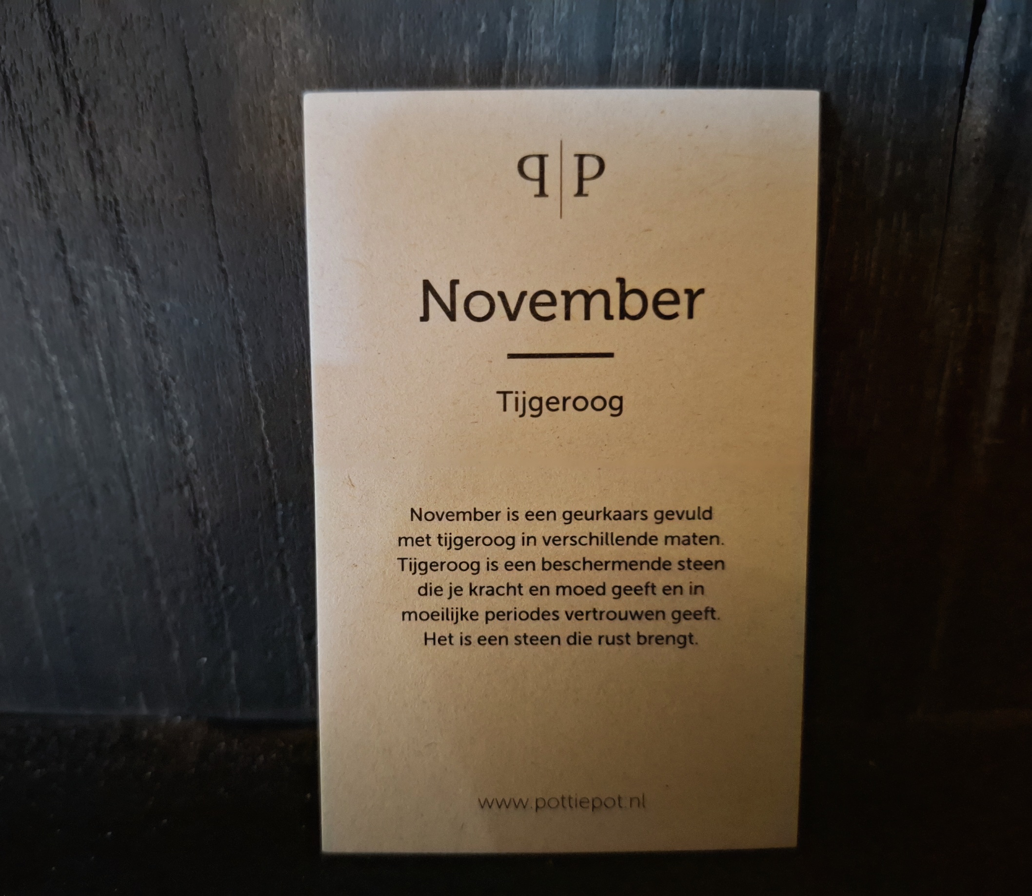 Maandkaars November