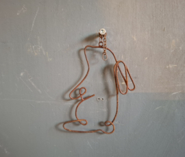 Konijntje aan ketting