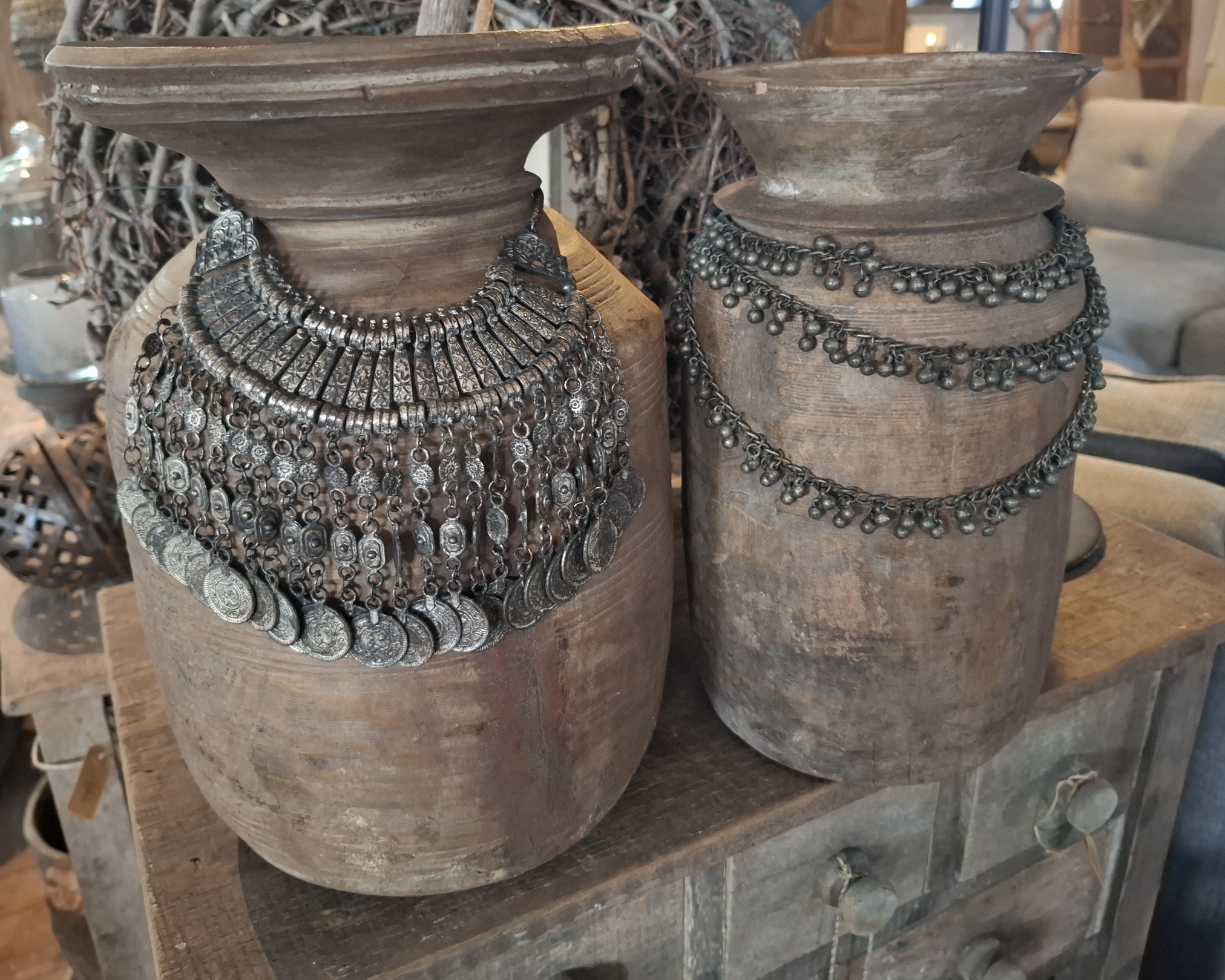 Nepal pot met ketting