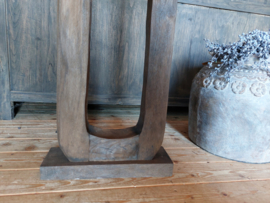 Staande lamp met linnen kap