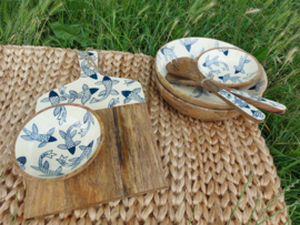 Houten lepel en vork