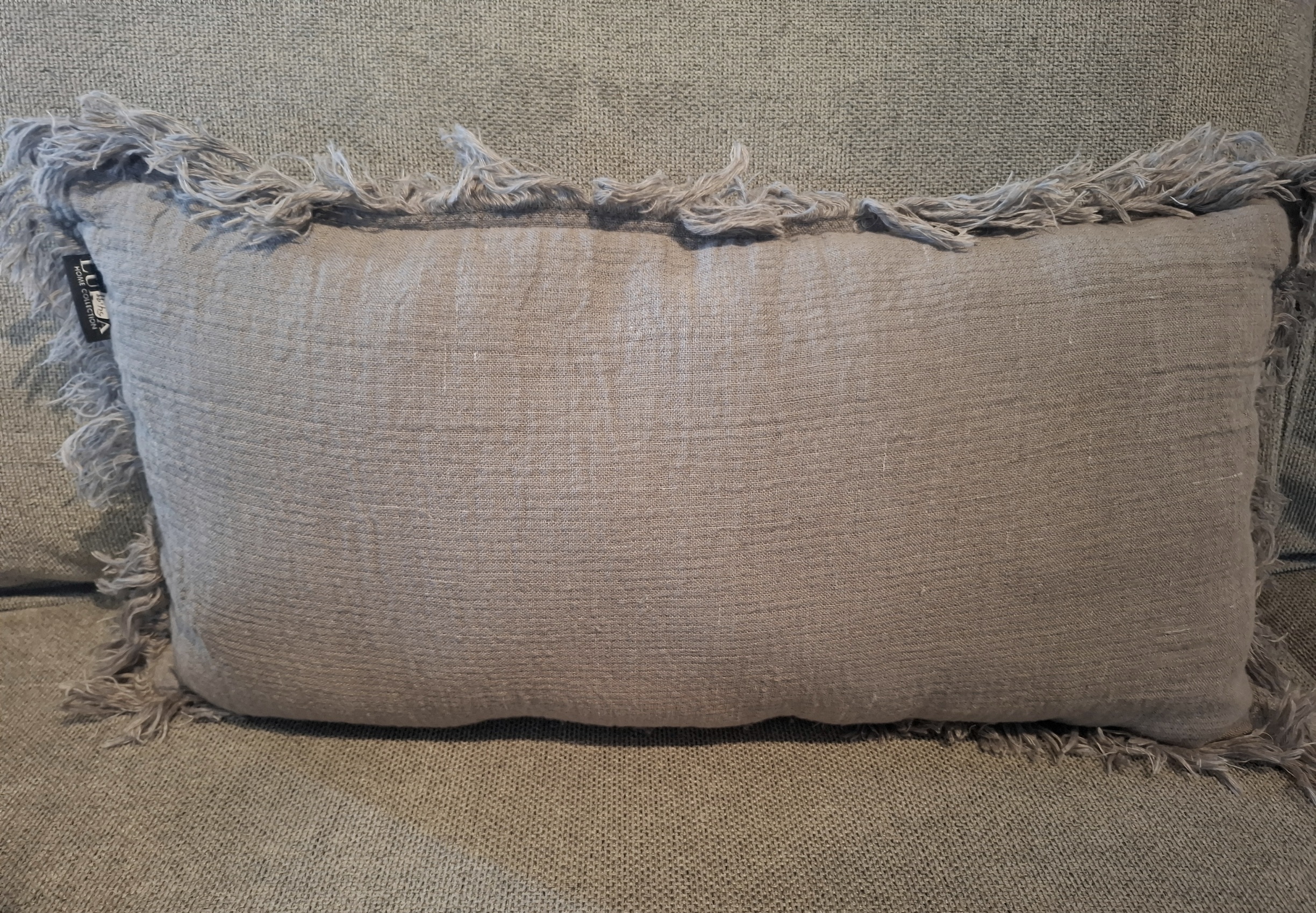 Sierkussen Louise taupe