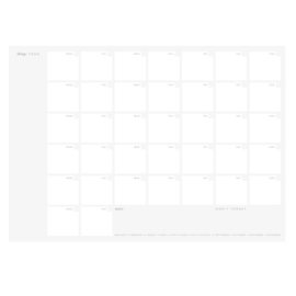 12 Maandplanner Posters - Stone