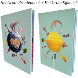 Combi-Deal! Het Grote Kijkboek + Het Grote Prentenboek - 2 Interactieve boeken