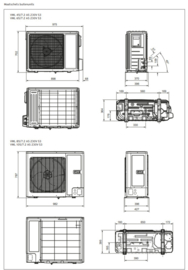 Warmtepomp 230 V Vaillant uniTOWER Pure VWL 108/7.2 IS C1 met boiler 190L