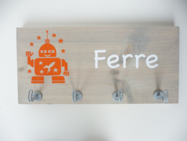 Kapstok robot met naam voor Ferre