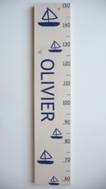 Groeimeter  persoonlijk kraamcadeau Olivier