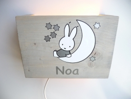 Lamp Nijntje met naam voor Noa