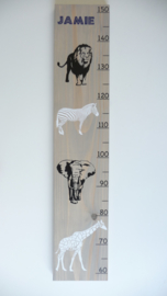 Geboortekaartje kraamkado groeimeter
