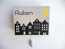 Muziekdoosje met naam huizen