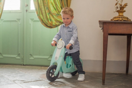 Houten loop scooter vintage