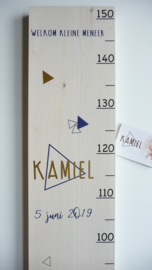 Bijzonder kraamcadeau geboortekaartje
