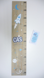 Groeimeter voor Cas naar aanleiding van zijn geboortekaartje