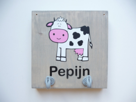 Kapstok met naam boerderij dieren
