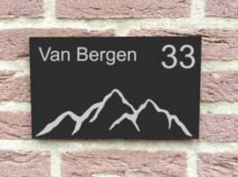 Voordeur naambord Passende afbeelding