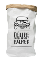 Paperbag van geboortekaartje Felipe bijzonder kraamkado