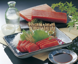 Tonijnfilet, rood, Sakublok voor sushi