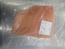 Zalmfilet met huid ca.500g vacuum voor diepvries