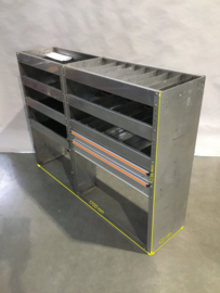 Aluminium Finnerup bedrijfswagen inrichting GK-055