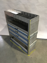 Aluminium Finnerup bedrijfswagen inrichting GK-047