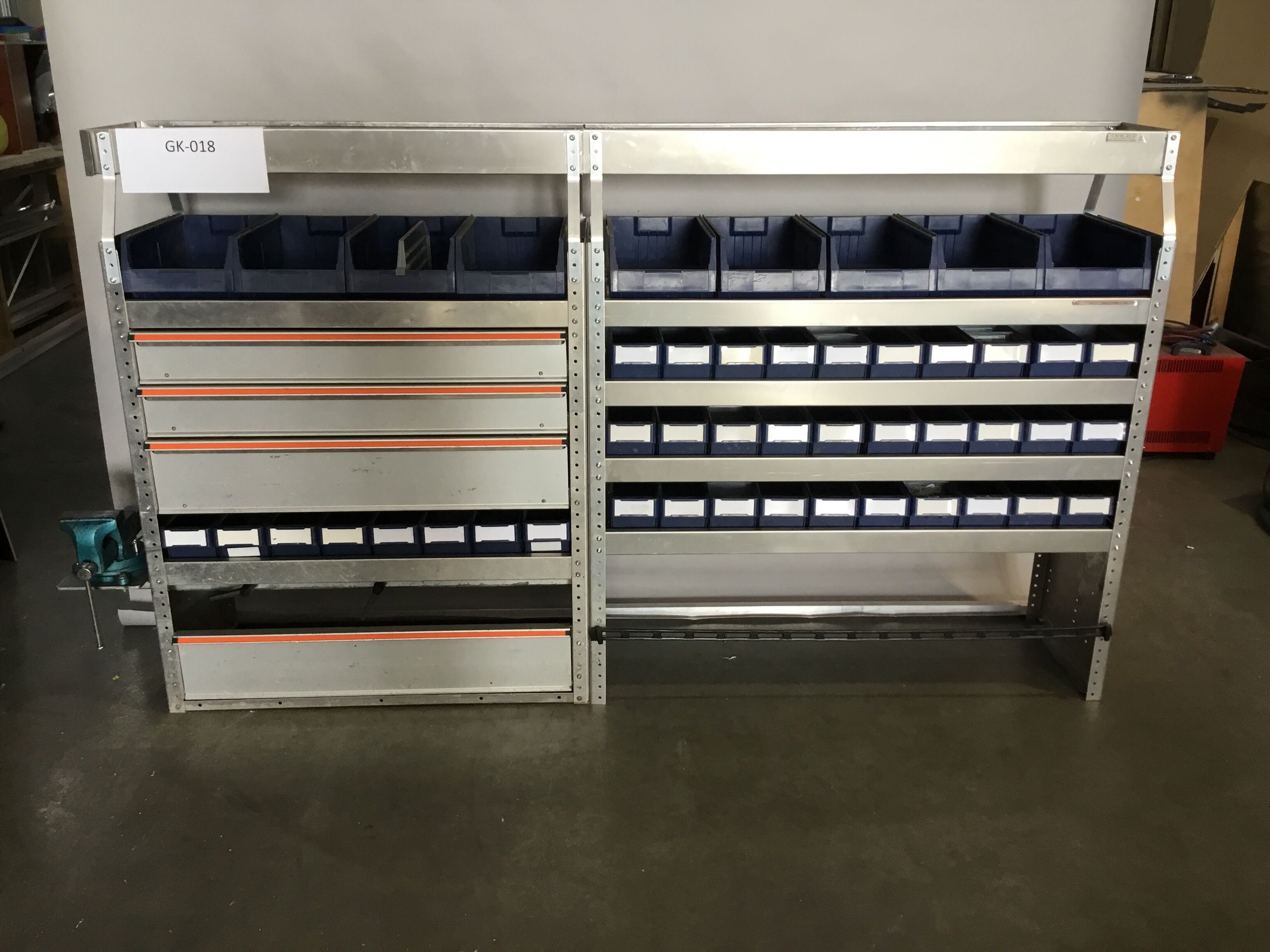 Aluminium bedrijfswagen inrichting GK-018