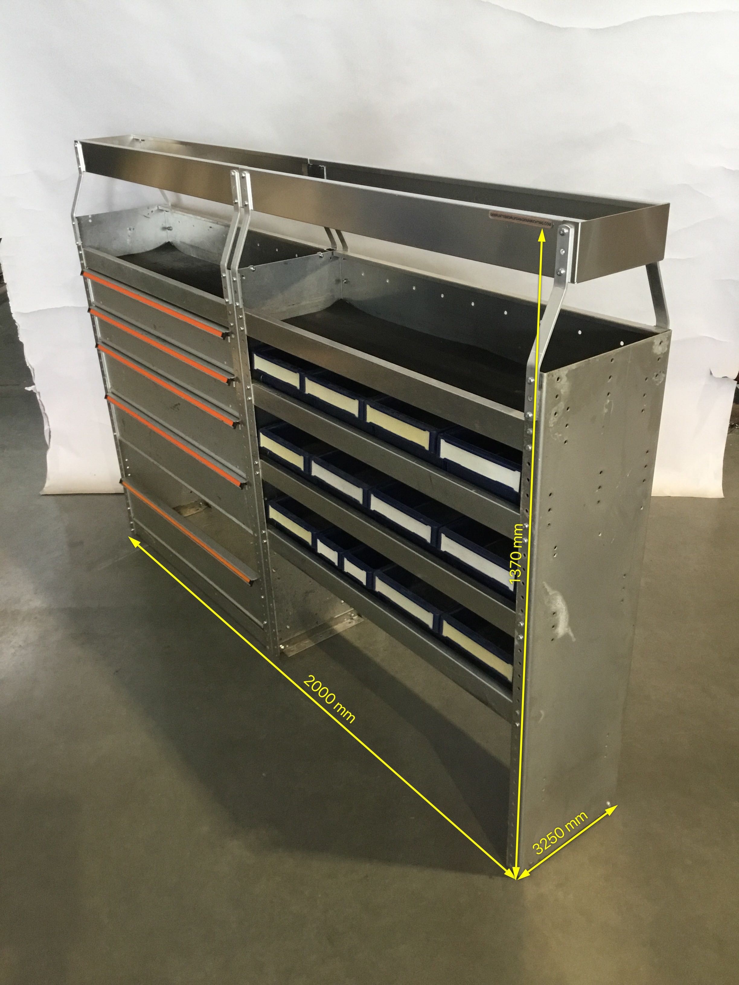 Aluminium bedrijfswagen inrichting GK-014