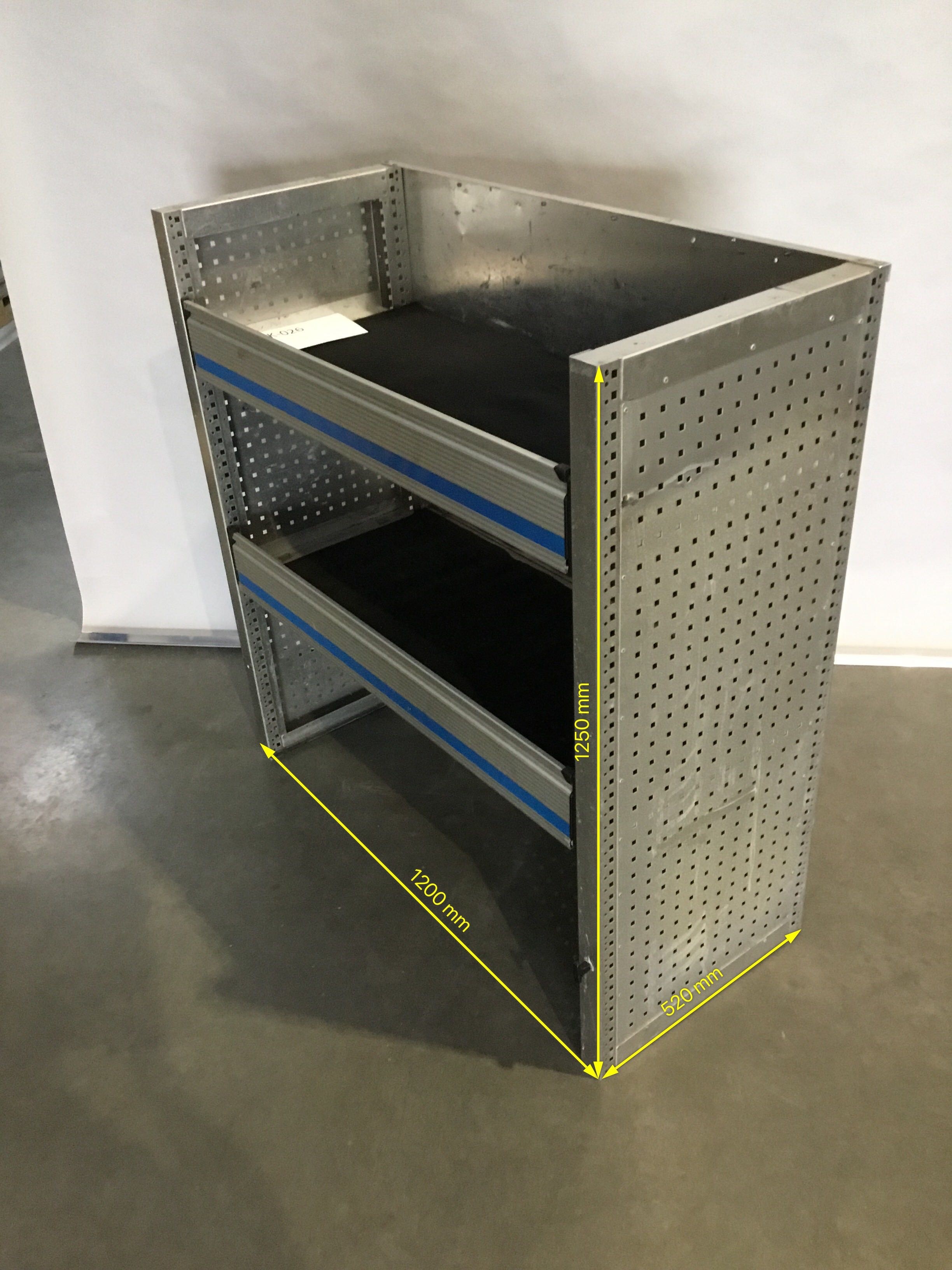 Aluminium bedrijfswagen inrichting Aluca GK-026