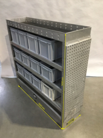 Aluminium bedrijfswagen inrichting GK-058