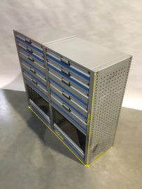 Aluminium Aluca bedrijfswagen inrichting GK-070