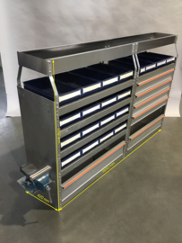 Aluminium Finnerup bedrijfswagen inrichting GK-071