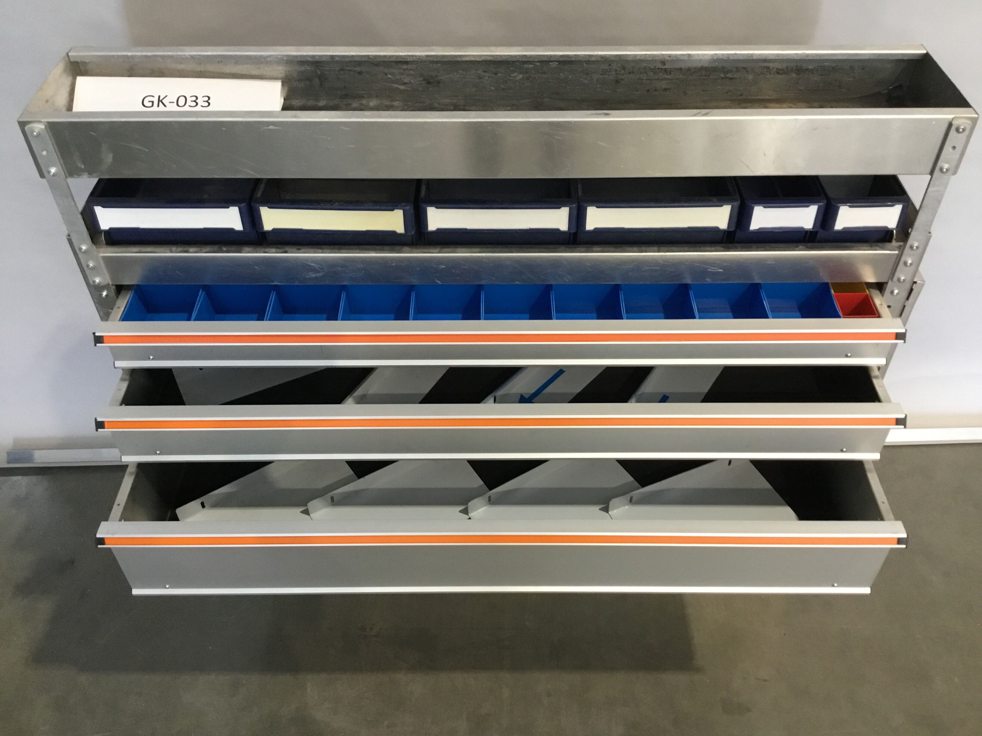 Aluminium bedrijfswagen inrichting GK-033