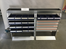 Aluminium Finnerup bedrijfswagen inrichting GK-071