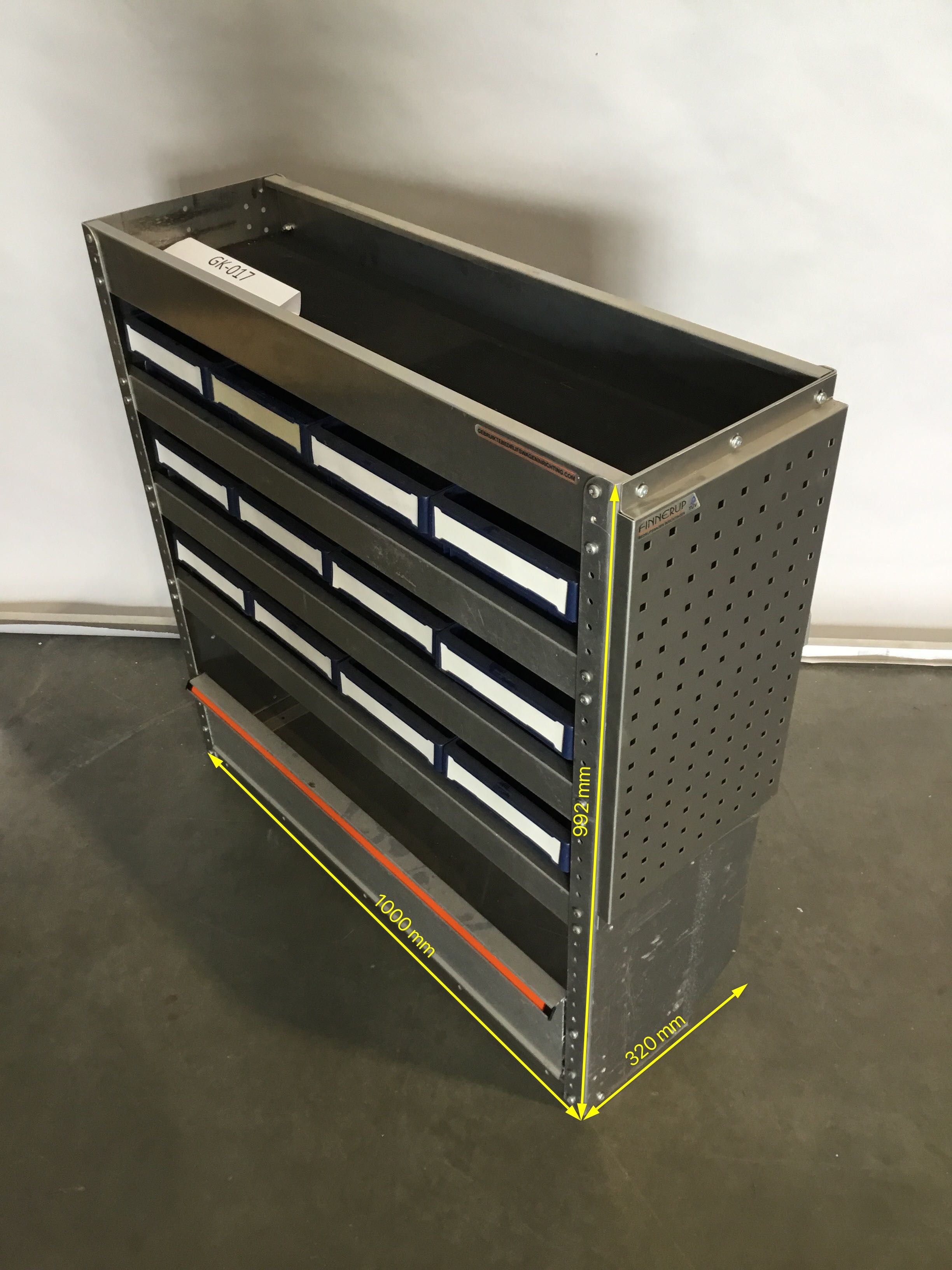 Aluminium bedrijfswagen inrichting GK-017