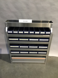 Aluminium Finnerup bedrijfswagen inrichting GK-064