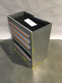 Aluminium Finnerup bedrijfswagen inrichting GK-061