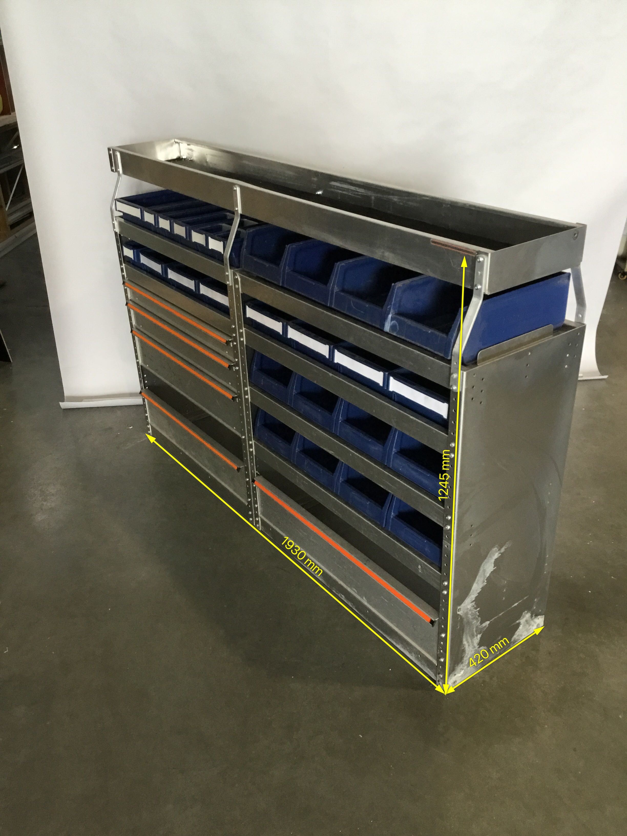 Aluminium bedrijfswagen inrichting GK-020